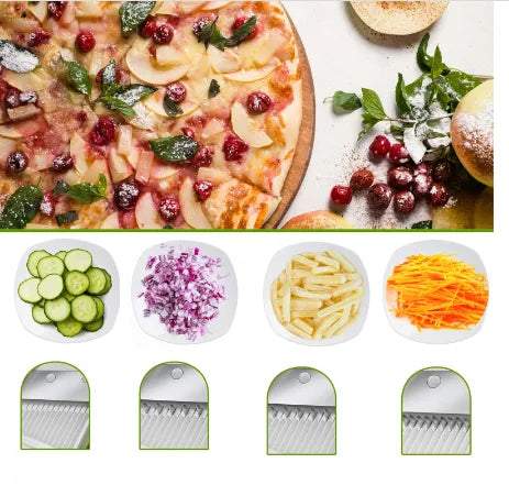 🚨LAST DAY OF SALE🚨 4 In 1 Vegetable Cutter Chopper - Best Quality In Market